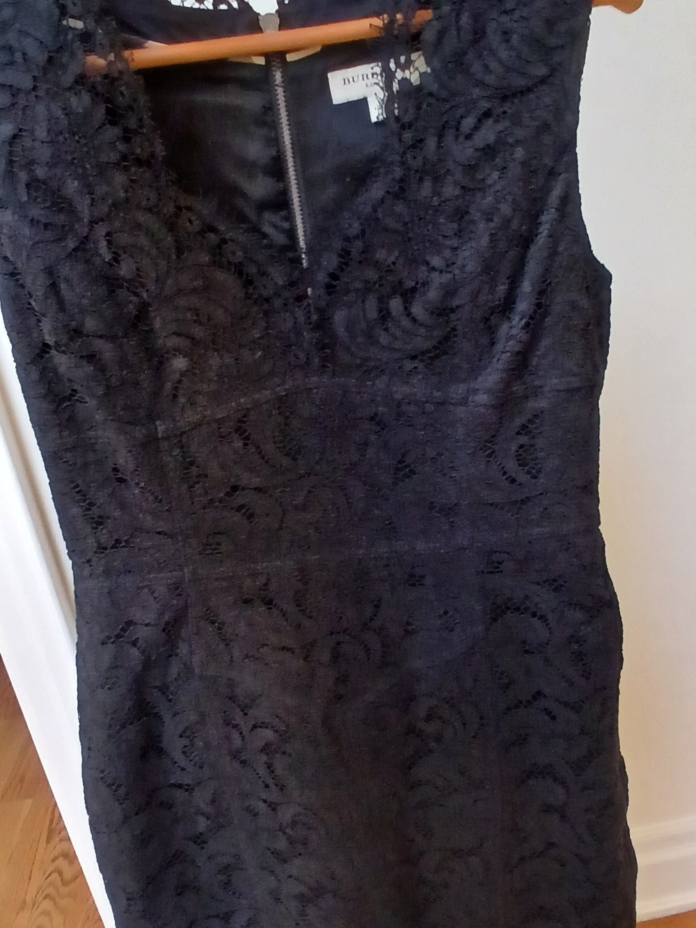 Burberry London Black Lace Sheath Dress - Picture 8 of 10